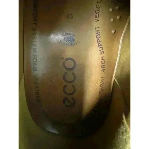 ECCO Men’s Brown Suede/Leather Receptor Comfort Walking Shoe Ero Size 43 US 10 - Picture 7 of 10